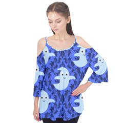 Ghost Pattern Flutter Tees