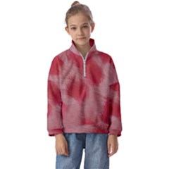 Strawberries Kids  Half Zip Hoodie by kiernankallan