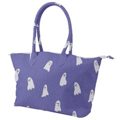 Ghost  Canvas Shoulder Bag by SychEva