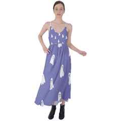 Ghost  Tie Back Maxi Dress by SychEva