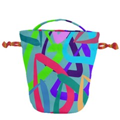 Colors Drawstring Bucket Bag