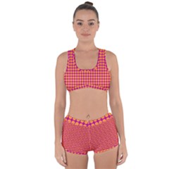 Candy Buttons Racerback Boyleg Bikini Set