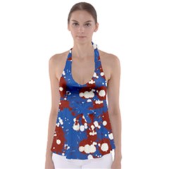 Splatter Babydoll Tankini Top by kiernankallan