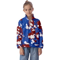 Splatter Kids  Half Zip Hoodie