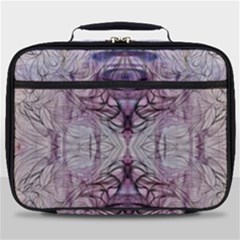 Amethyst Repeats Iv Full Print Lunch Bag by kaleidomarblingart