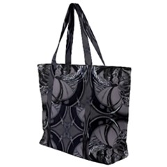 Lunar Phases Zip Up Canvas Bag by MRNStudios