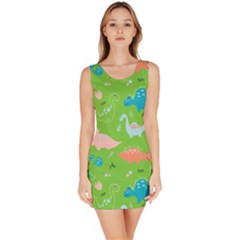 Funny Dinosaur Bodycon Dress by SychEva