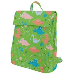Funny Dinosaur Flap Top Backpack by SychEva