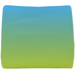 Gradient Blue Green Seat Cushion by ddcreations