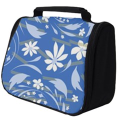 Folk Flowers Pattern Full Print Travel Pouch (big) by Eskimos