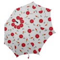 Slices Of Red And Juicy Watermelon Hook Handle Umbrellas (Medium) View2