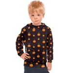 Halloween pumpkins pattern, witch hat Jack O Lantern Kids Hooded Pullover Halloween pumpkins pattern, witch hat Jack O Lantern Kids Hooded Pullover