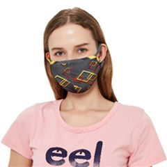 Modern Geometry Crease Cloth Face Mask (adult) by Sparkle