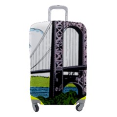 Bridge-vintage-clip-art-color Luggage Cover (small)