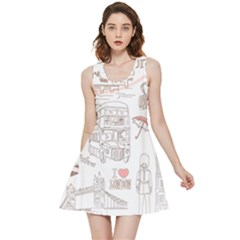 London-paris-drawing-vector-london-comics Inside Out Reversible Sleeveless Dress by Sudhe