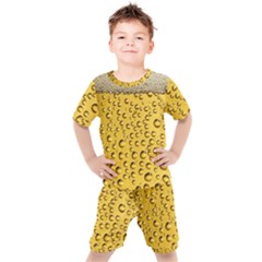 Beer Bubbles Kids  Tee And Shorts Set