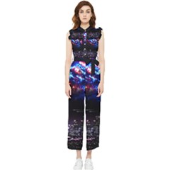 Science-fiction-sci-fi-forward Women s Frill Top Jumpsuit