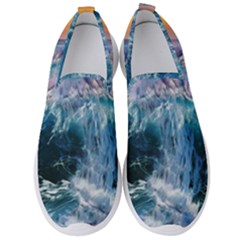 Sea-waves-ocean-water-beach-surf Men s Slip On Sneakers by Sudhe