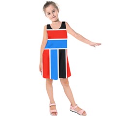 Crossing Lines Kids  Sleeveless Dress by impacteesstreetweareight