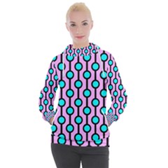 A Chain Of Blue Circles Women s Hooded Pullover by SychEva