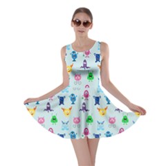 Funny Monsters Skater Dress by SychEva