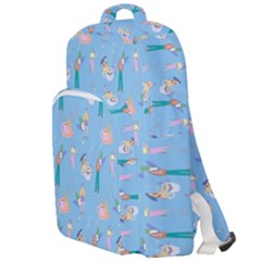 Beautiful Girls With Drinks Double Compartment Backpack by SychEva