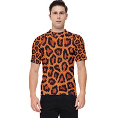 Leopard-print 3 Men s Short Sleeve Rash Guard by skindeep