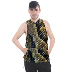 Leatherette Snake 2 Men s Sleeveless Hoodie by skindeep