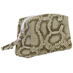 Leatherette Snake 4 Wristlet Pouch Bag (large) by skindeep