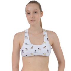 Funny Pugs Criss Cross Racerback Sports Bra by SychEva
