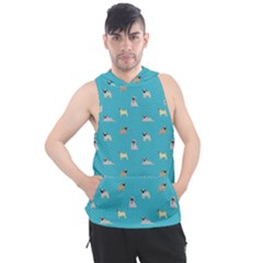 Funny Pugs Men s Sleeveless Hoodie by SychEva