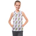 Pattern Cute Flash Design Kids  Sleeveless Hoodie View1