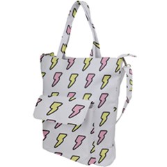 Pattern Cute Flash Design Shoulder Tote Bag by brightlightarts