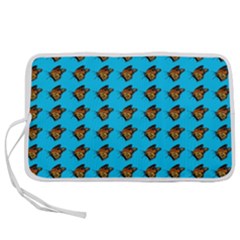 Monarch Butterfly Print Pen Storage Case (l) by Kritter