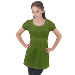 So Zoas Puff Sleeve Tunic Top by Kritter