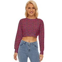 Pink Zoas Print Lightweight Long Sleeve Sweatshirt