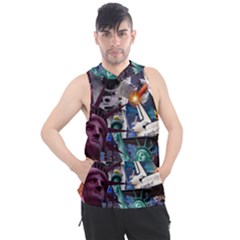 Journey Through Time Nyc Men s Sleeveless Hoodie by impacteesstreetwearcollage