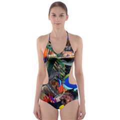 Under The Sea 5 Cut-out One Piece Swimsuit by impacteesstreetwearcollage