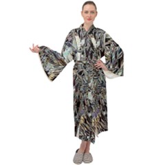 Teeth Grinder Maxi Velour Kimono by MRNStudios