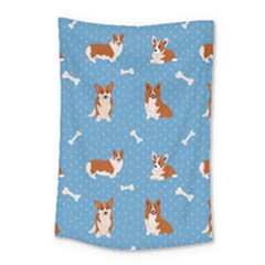 Cute Corgi Dogs Small Tapestry by SychEva