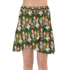 Dindollygreen Wrap Front Skirt by snowwhitegirl