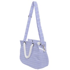 Lighblu Plaid Small Rope Handles Shoulder Strap Bag by snowwhitegirl