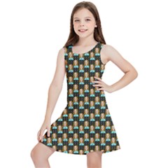 Girl Black Kids  Lightweight Sleeveless Dress by snowwhitegirl