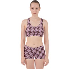 Cute Deer Pattern Pink Work It Out Gym Set by snowwhitegirl