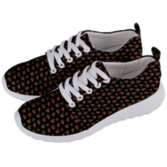 Cute Deer Pattern Black Men s Lightweight Sports Shoes