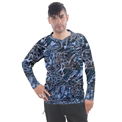 Touchy Men s Pique Long Sleeve Tee by MRNStudios