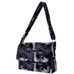 Twin Migraines Full Print Messenger Bag (l) by MRNStudios