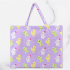 My Adventure Pastel Zipper Large Tote Bag by thePastelAbomination