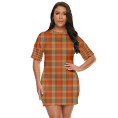 Retro Mod Mad Plaid Just Threw It On Dress by themeaniestore