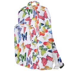 Bright Butterflies Circle In The Air Double Compartment Backpack by SychEva